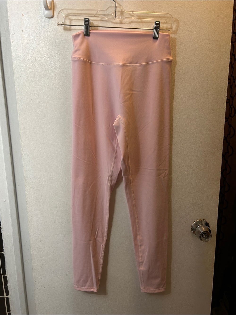 Paiya Pale Pink High-Waist Womens Leggings NWT - Picture 1 of 4